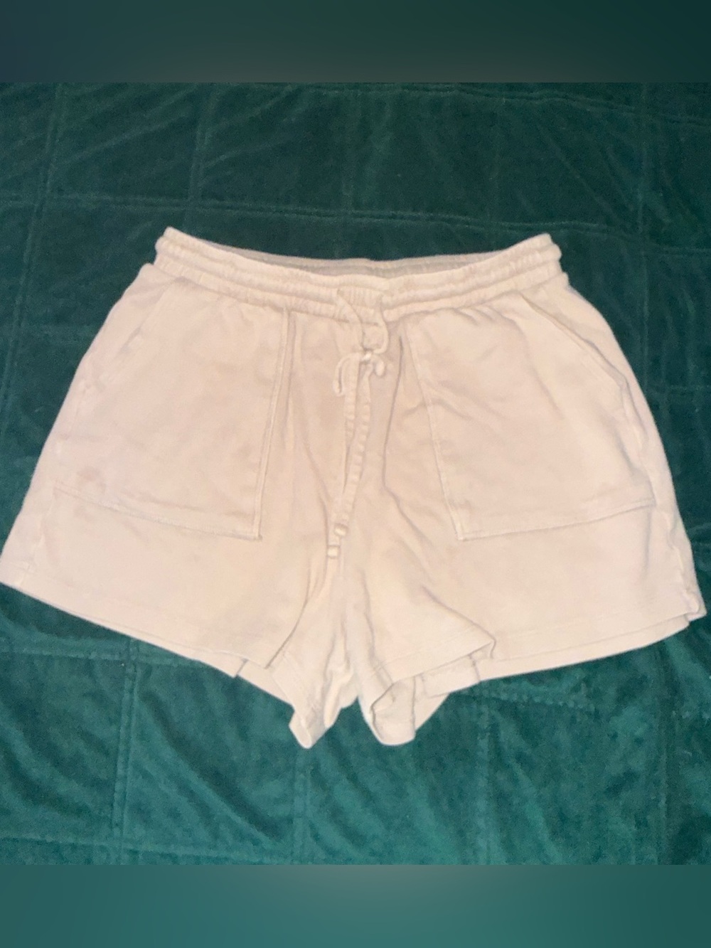 Pull on cotton shorts